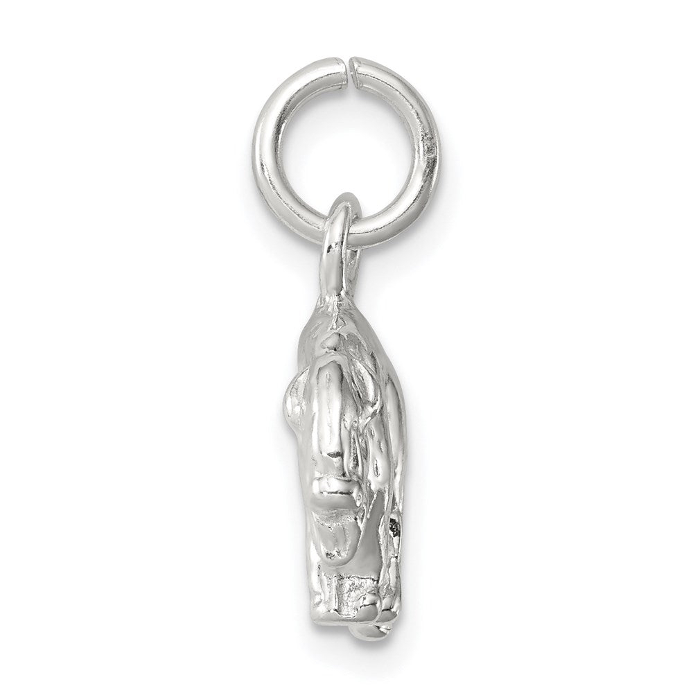 Sterlingsilber 3-d Buffalo Charm