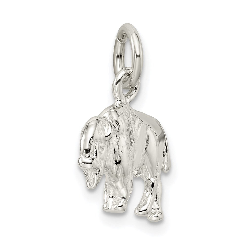 Sterlingsilber 3-d Buffalo Charm