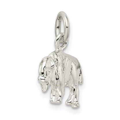 Sterlingsilber 3-d Buffalo Charm