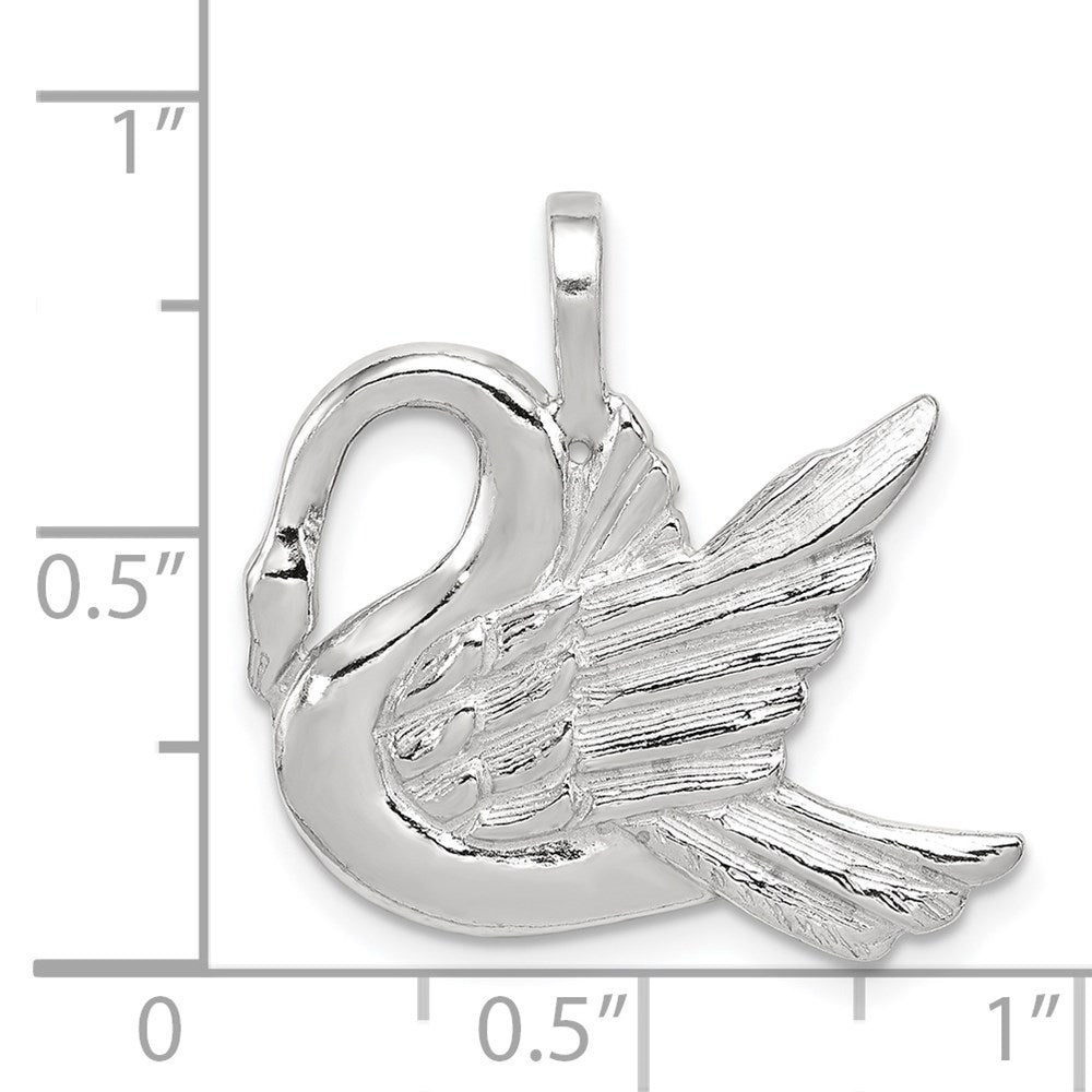 Sterlingsilber Swan Charm