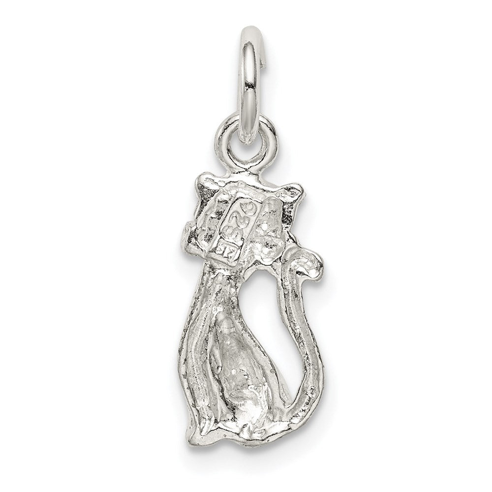 Sterlingsilber Katze Charm