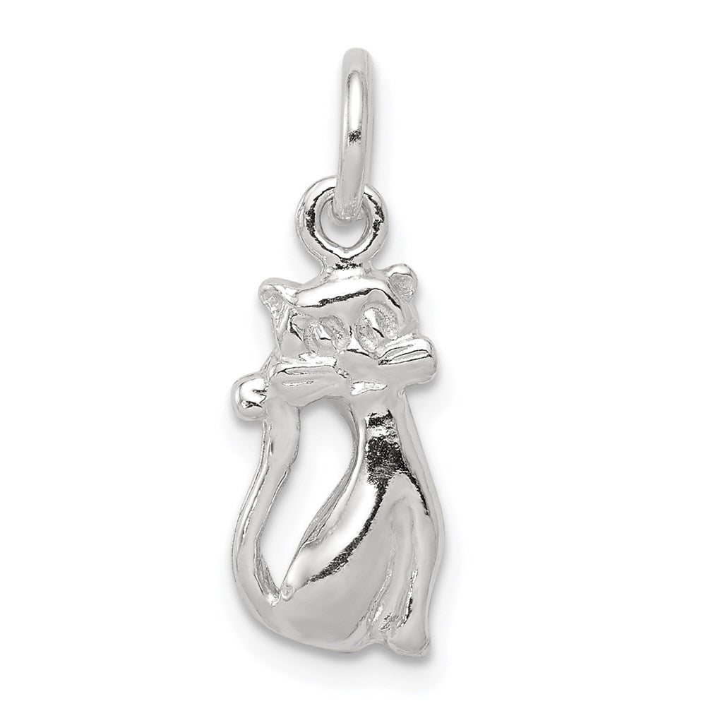 Sterlingsilber Katze Charm