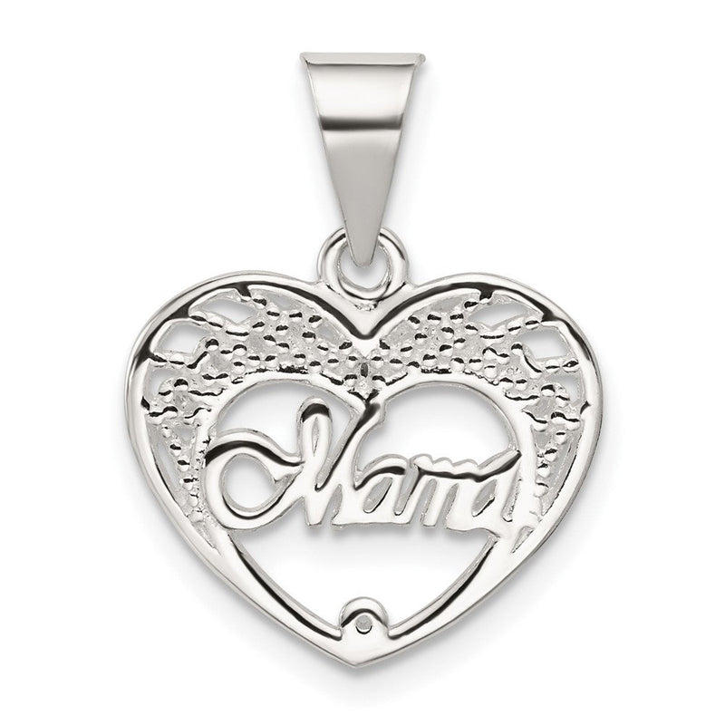 Sterlingsilber Mama Herz Charm
