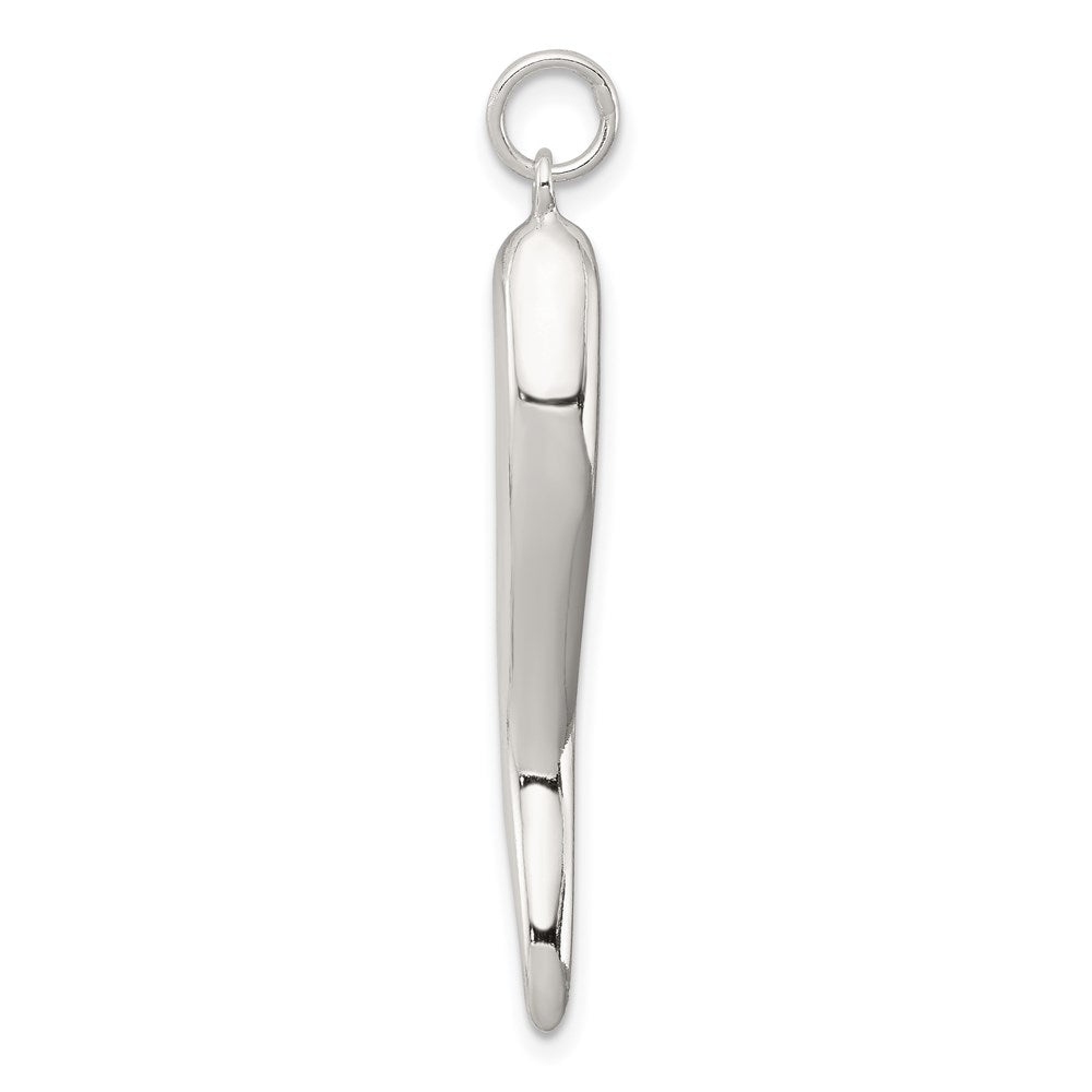 Sterlingsilber Italienisch Horn Anhänger