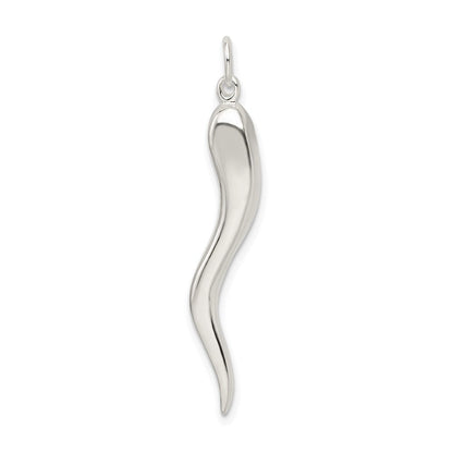 Sterlingsilber Italienisch Horn Anhänger