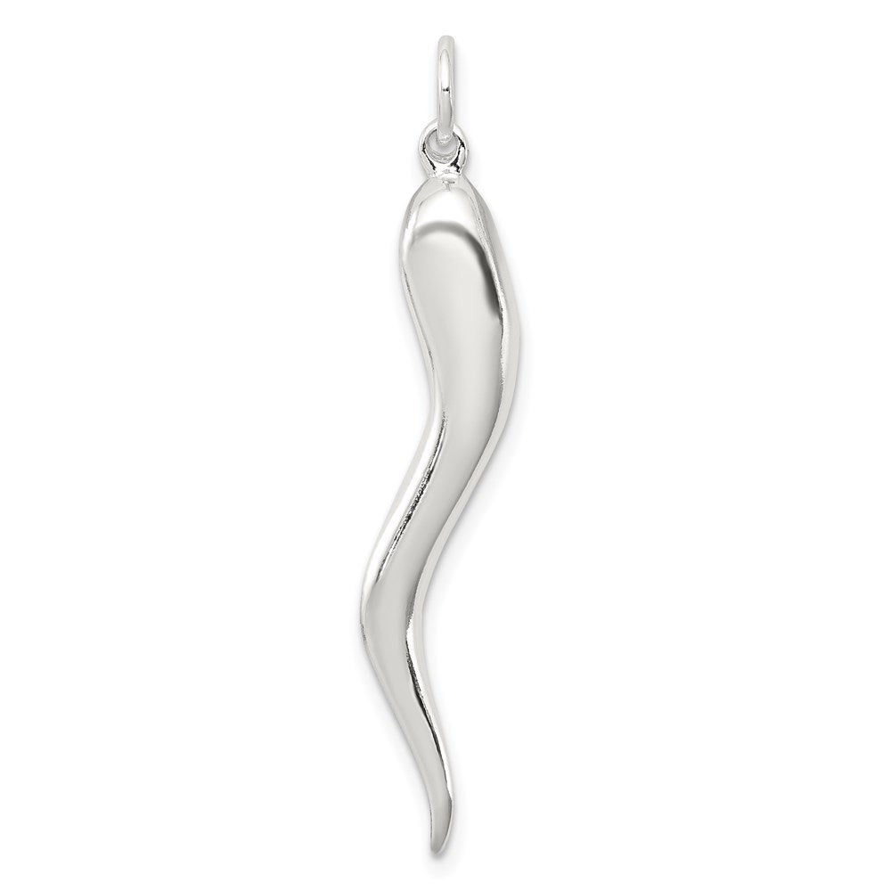 Sterlingsilber Italienisch Horn Anhänger