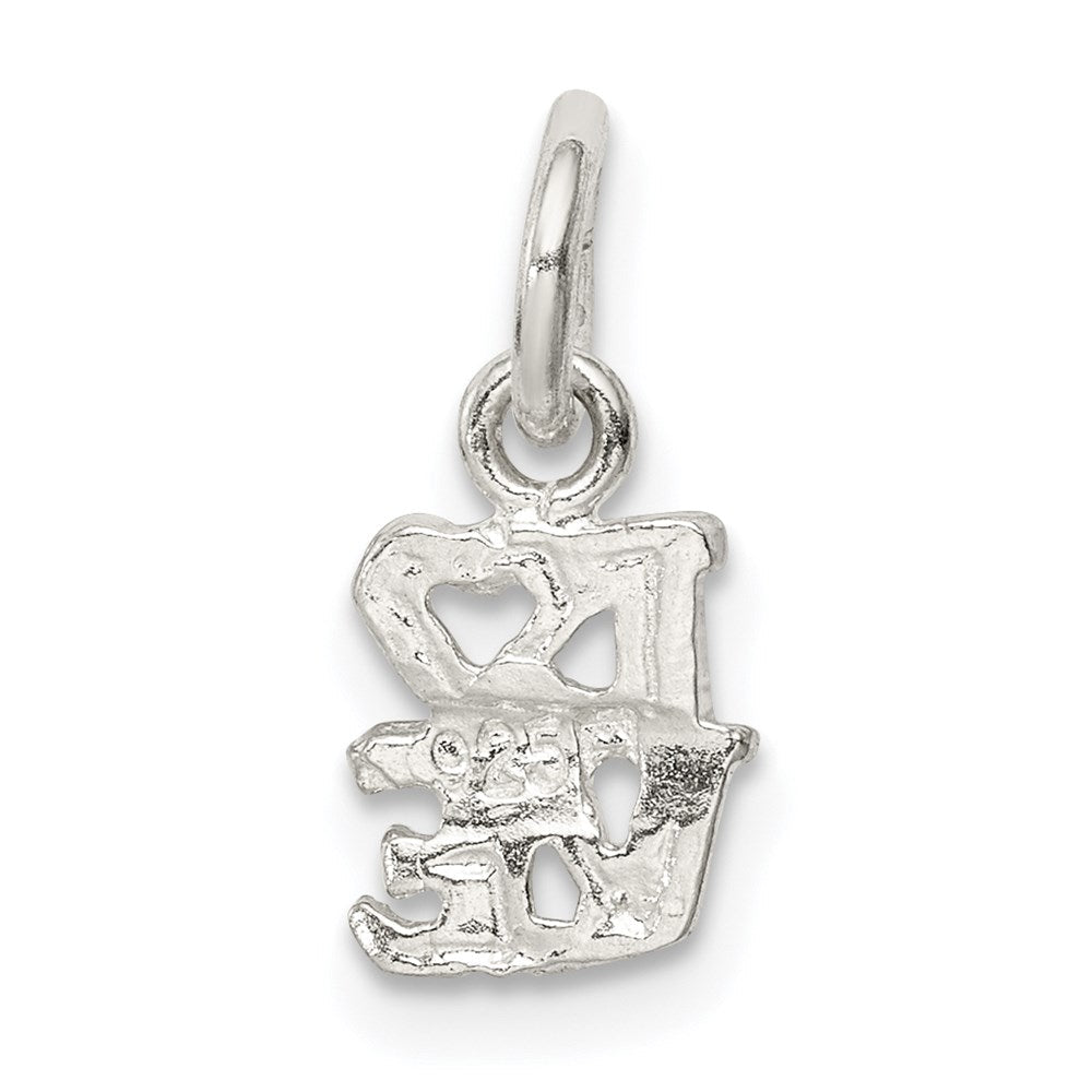 Sterlingsilber Liebe Charm