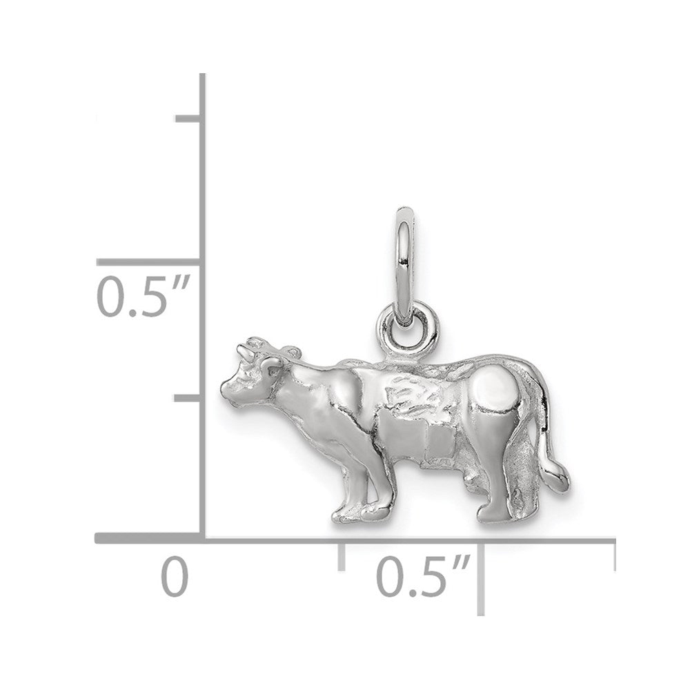 Sterlingsilber Cow Charm