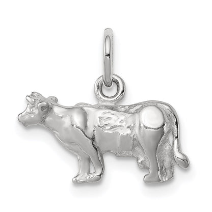 Sterlingsilber Cow Charm