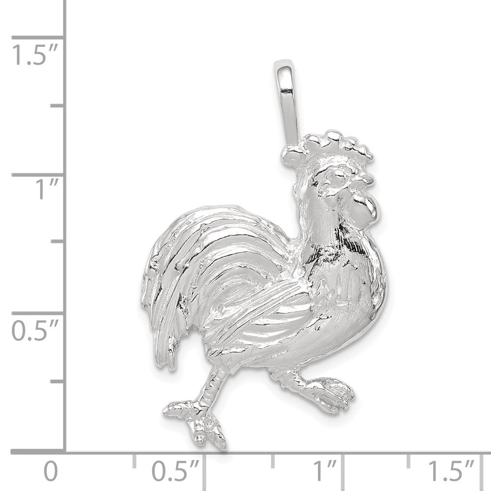 Sterlingsilber Rooster Charm