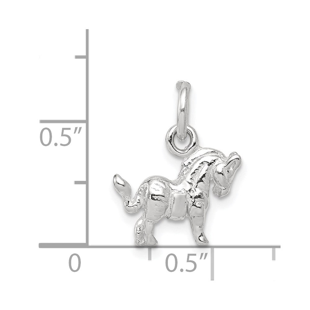 Sterlingsilber Pferd Charm