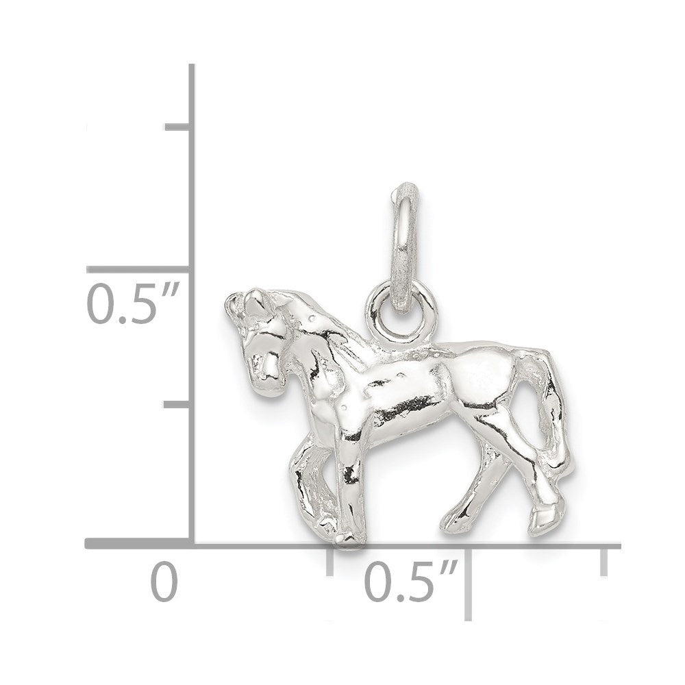 Sterlingsilber Pferd Charm