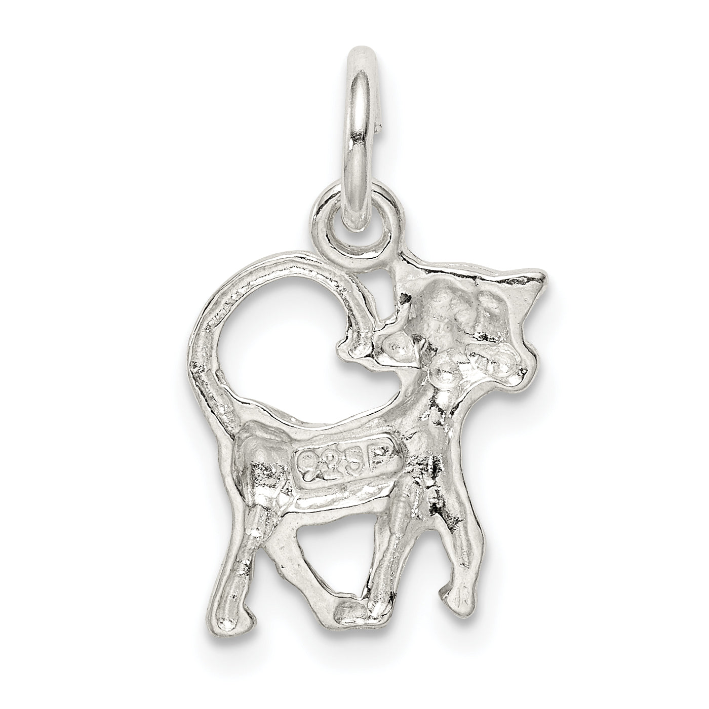 Sterlingsilber Katze Charm