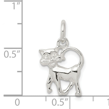 Sterlingsilber Katze Charm