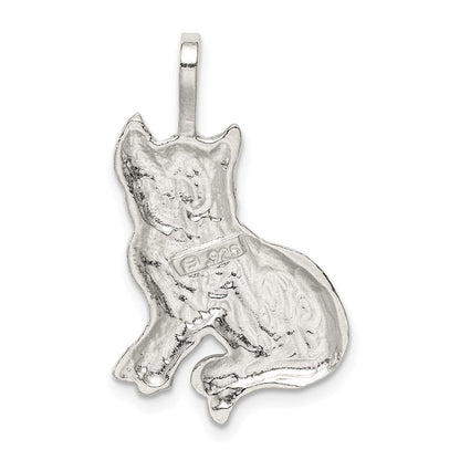 Sterlingsilber Katze Charm