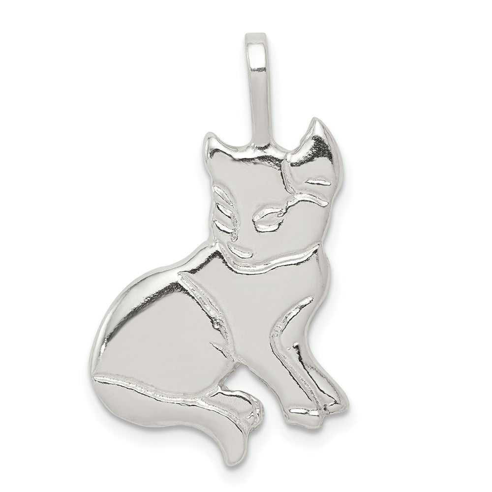 Sterlingsilber Katze Charm