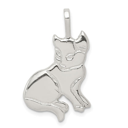 Sterlingsilber Katze Charm