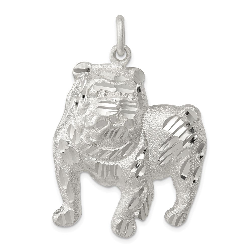 Sterlingsilber Bull Hund Charm