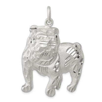 Sterlingsilber Bull Hund Charm