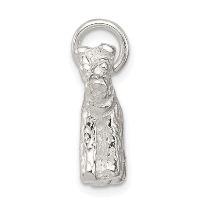 Sterlingsilber Schnauzer Charm