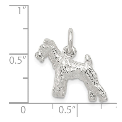 Sterlingsilber Schnauzer Charm