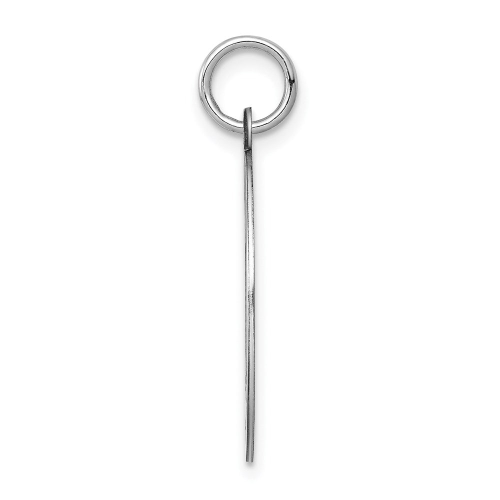 Sterlingsilber Rhodiniert Airedale Plättchen Charm