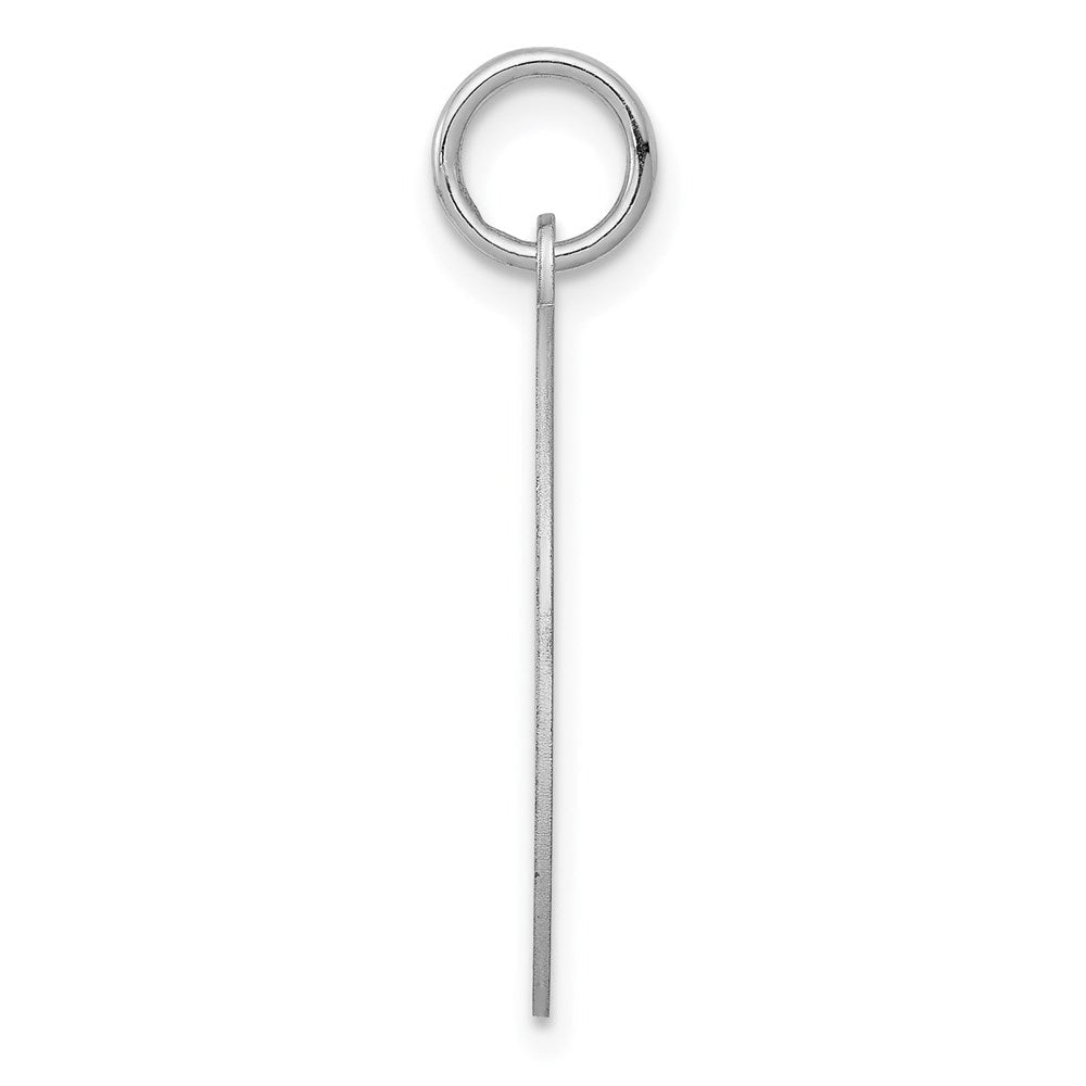 Sterlingsilber Rhodiniert Boston Terrier Plättchen Charm