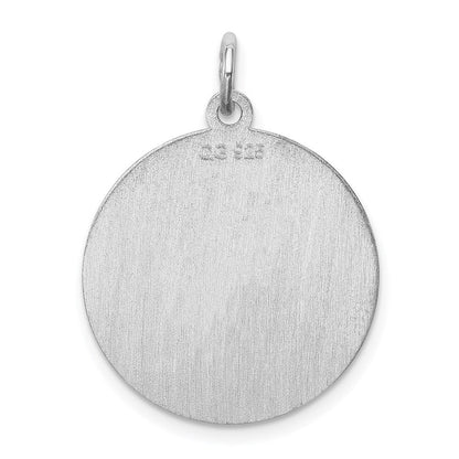 Sterlingsilber Rhodiniert Boston Terrier Plättchen Charm