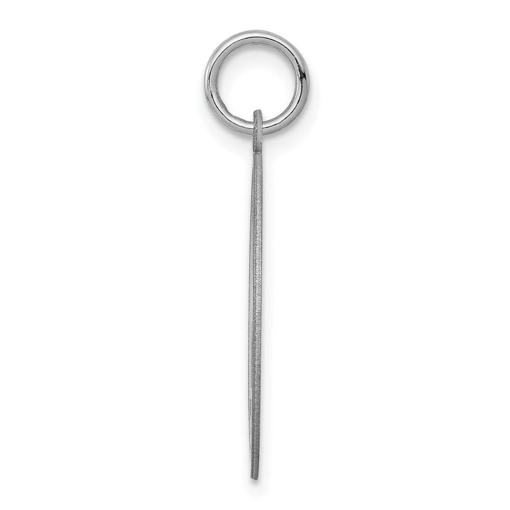 Sterlingsilber Rhodiniert Boxer Plättchen Charm