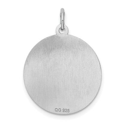 Sterlingsilber Rhodiniert Chihuahua Plättchen Charm