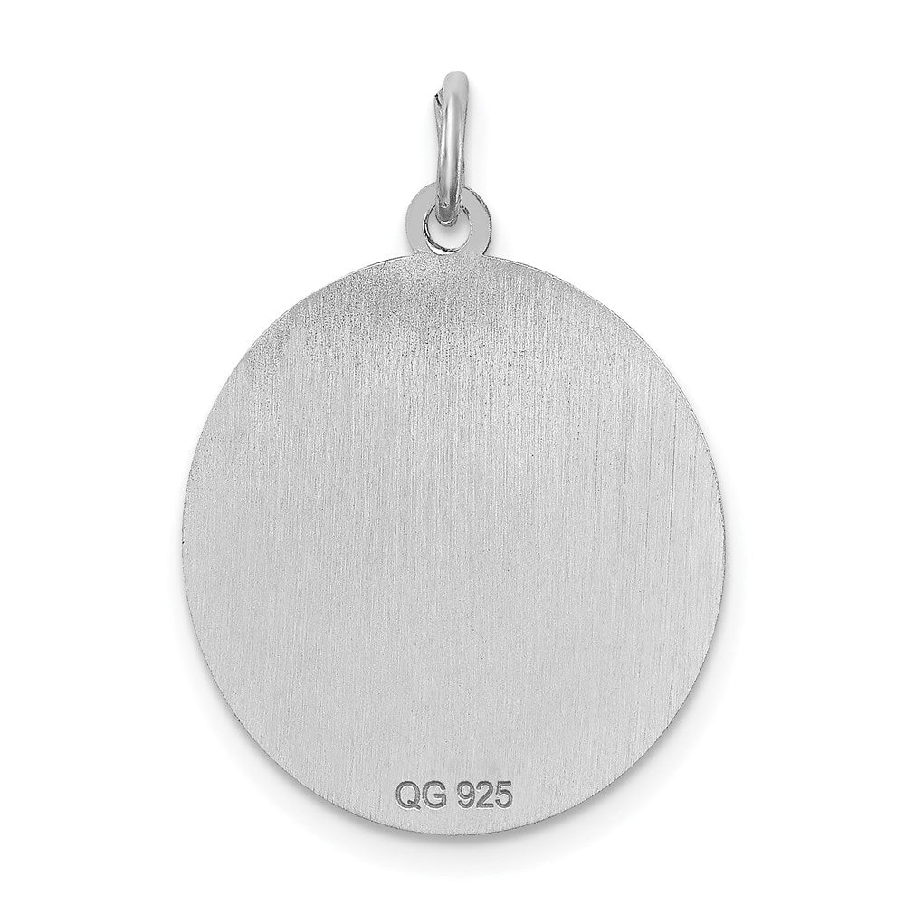 Sterlingsilber Rhodiniert Collie Plättchen Charm