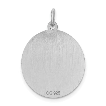Sterlingsilber Rhodiniert Collie Plättchen Charm