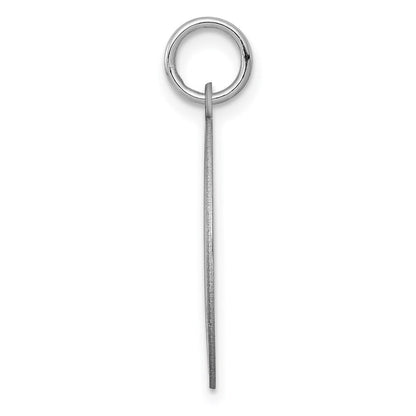 Sterlingsilber Rhodiniert Dalmatian Plättchen Charm