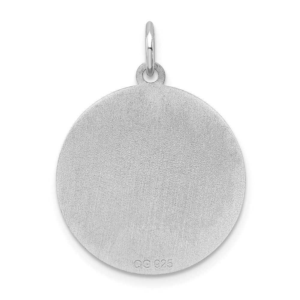 Sterlingsilber Rhodiniert English Setter Plättchen Charm