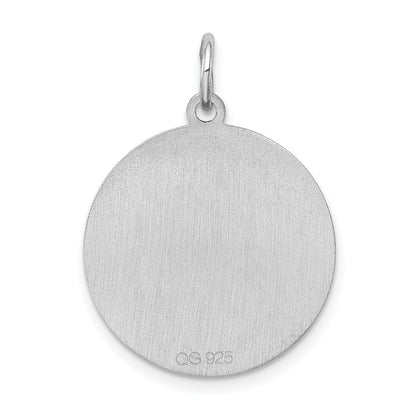 Sterlingsilber Rhodiniert English Springer Plättchen Charm