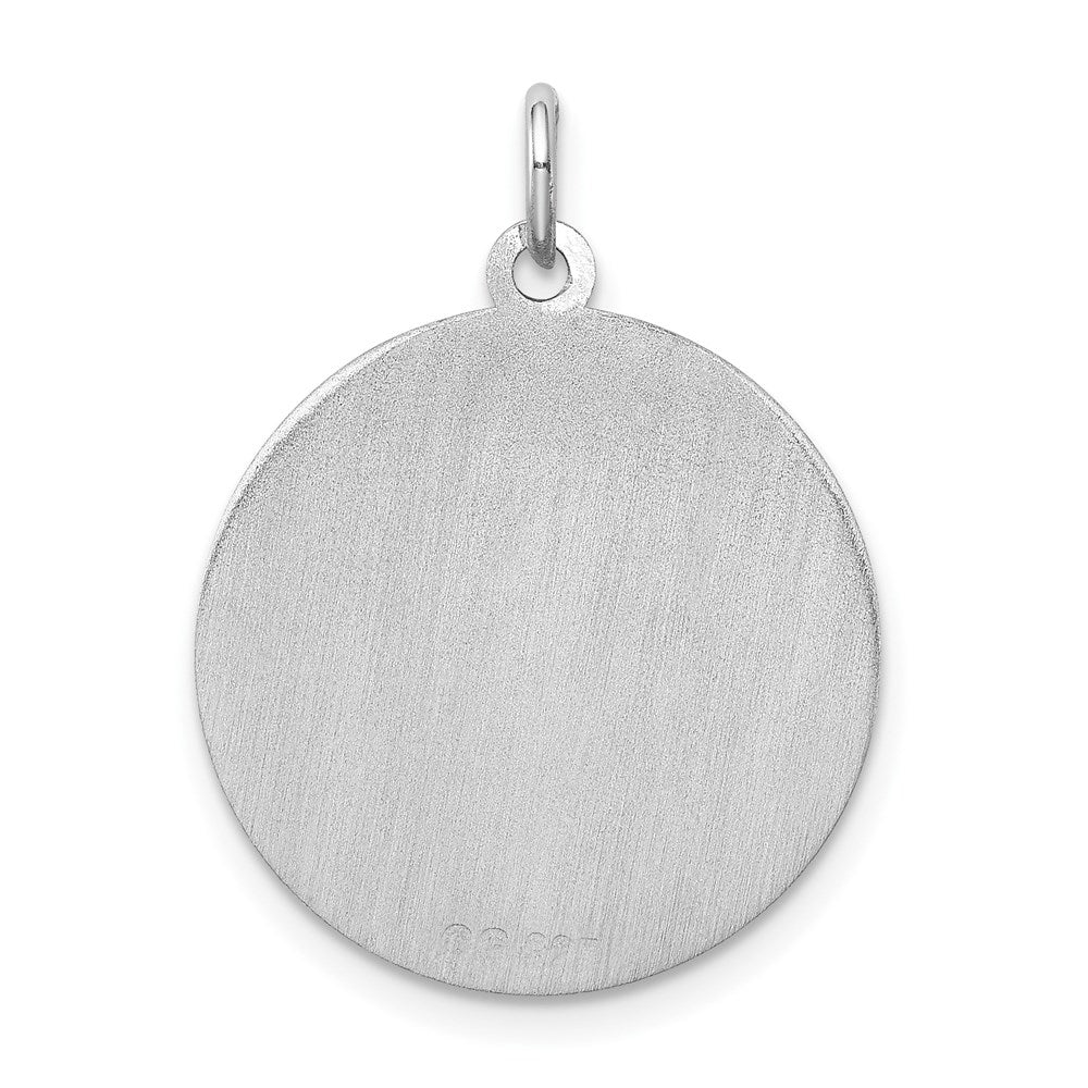 Sterlingsilber Rhodiniert German Hirte Plättchen Charm