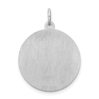 Sterlingsilber Rhodiniert Golden Retriever Plättchen Charm