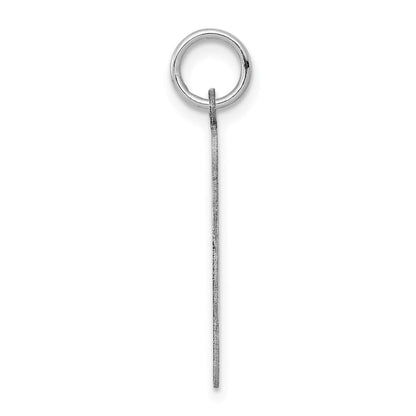 Sterlingsilber Rhodiniert Greyhound Plättchen Charm