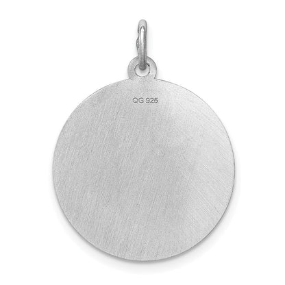 Sterlingsilber Rhodiniert Miniature Pinscher Plättchen Charm
