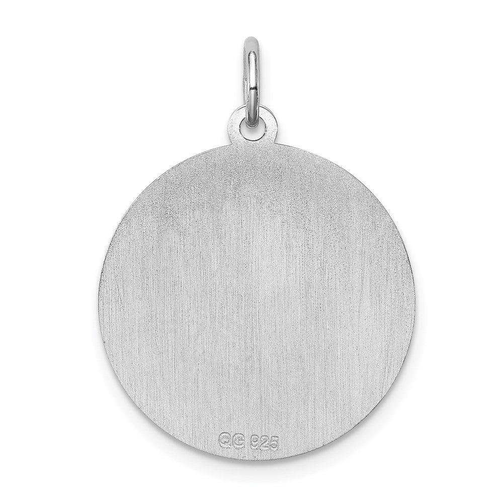 Sterlingsilber Rhodiniert Pekingese Plättchen Charm
