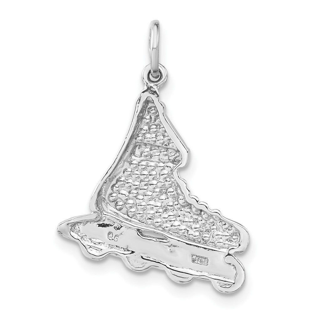 Sterlingsilber Poliert Inline Skate Charm