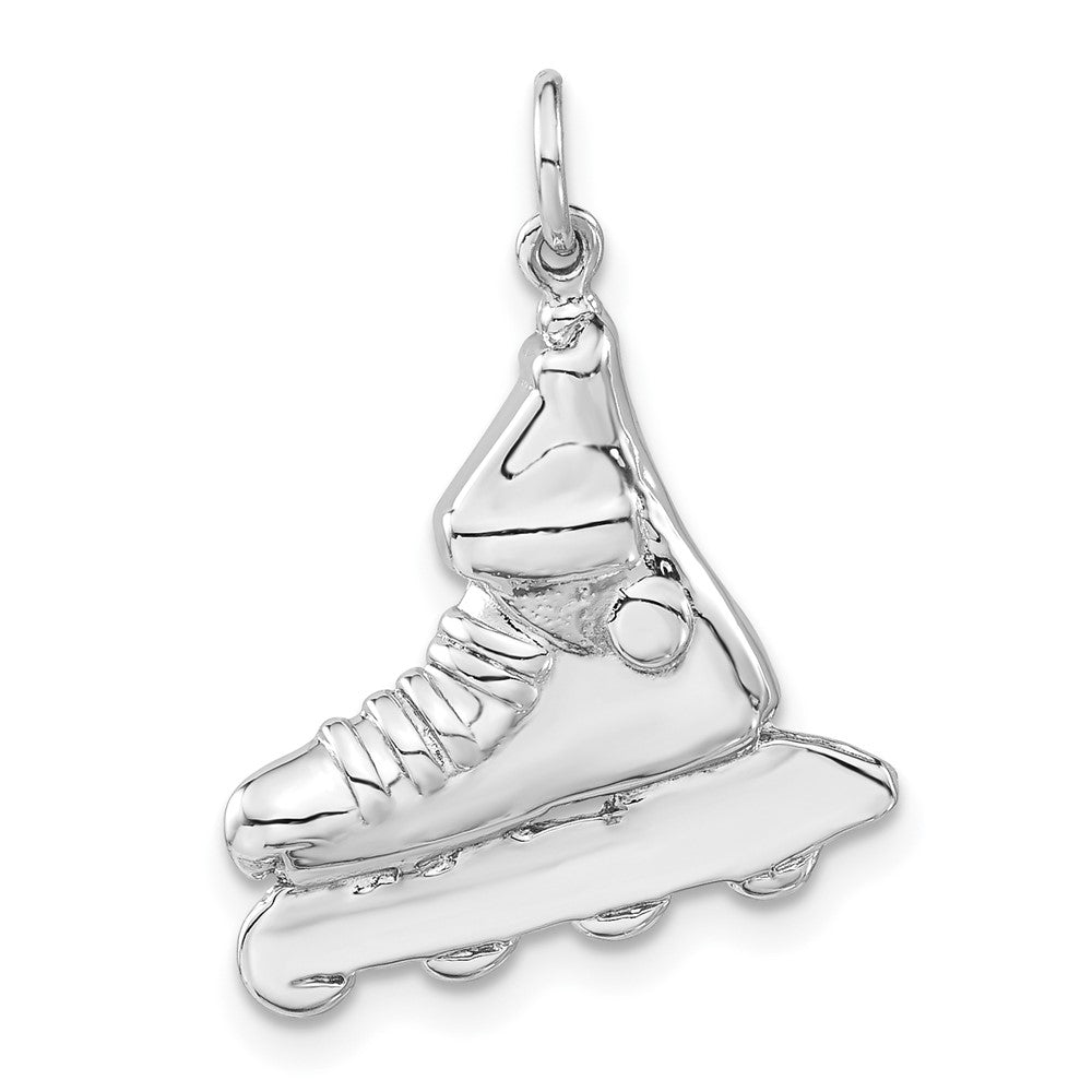 Sterlingsilber Poliert Inline Skate Charm