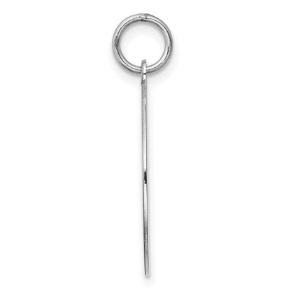 Sterlingsilber Rhodiniert Pug Plättchen Charm