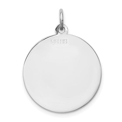 Sterlingsilber Rhodiniert Samoyed Plättchen Charm