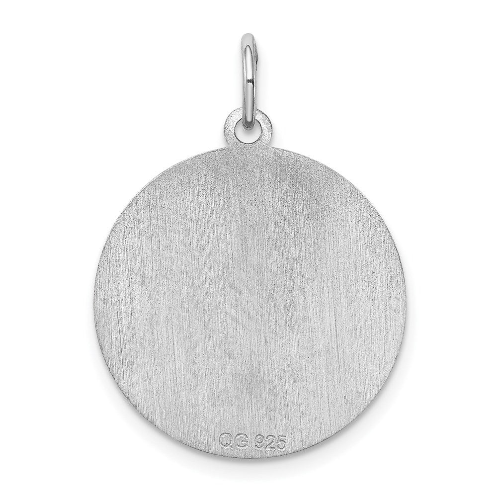 Sterlingsilber Rhodiniert Schipperke Plättchen Charm