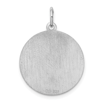 Sterlingsilber Rhodiniert Schipperke Plättchen Charm