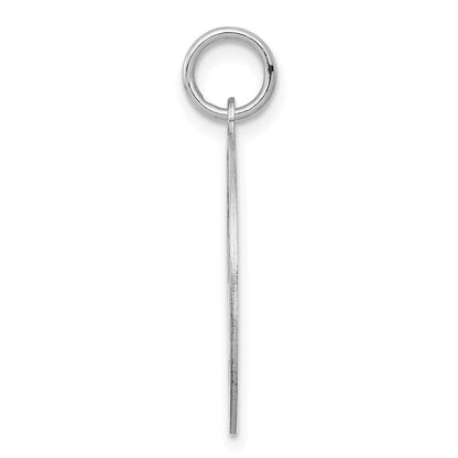 Sterlingsilber Rhodiniert Scottish Terrier Plättchen Charm