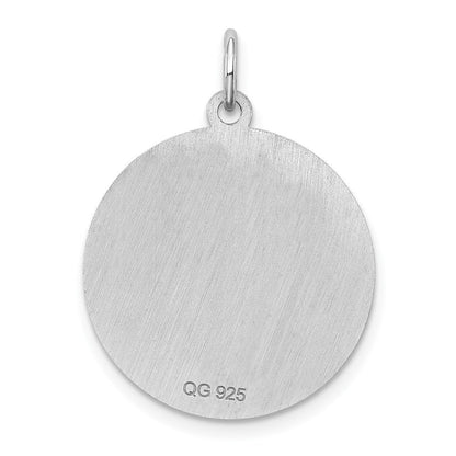 Sterlingsilber Rhodiniert Scottish Terrier Plättchen Charm