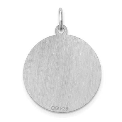 Sterlingsilber Rhodiniert Springer Spaniel Plättchen Charm