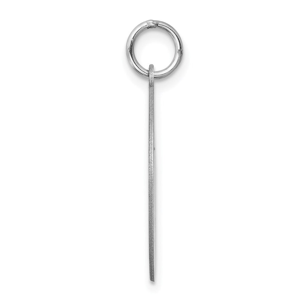 Sterlingsilber Rhodiniert Welsh Corgi Plättchen Charm